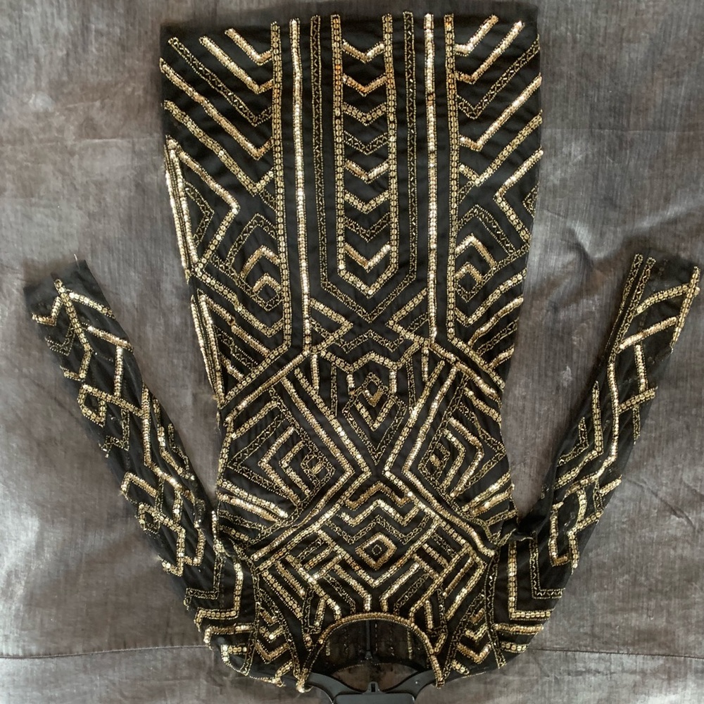 Sequin gladiator dress
